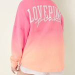 Victoria's Secret Victoria’s Secret PINK Sweatshirt Varsity Logo Crewneck Pullover Oversized S NWT Photo 0