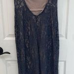 City Triangles City Triangle Dark Navy Blue Sequin Sparkle Maxi Formal Gown Women’s Size S/4 Photo 1