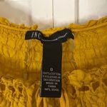 I.N.C. Yellow eyelet coverup or blouse xs/0 Photo 2