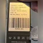 Relleciga  Women's Bandeau One Piece Swimsuits New With Tags Medium Photo 9