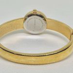 Gold Coast Women' Watch Bangle good Tone Rhinestones mop dial 22mm running Photo 3