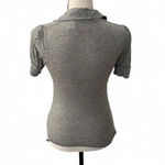 Miss Sixty Vintage y2k  Grey Polka Dot Polo T-shirt - Size S Photo 2
