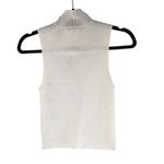 Madewell  Womens The Signature Knit Mockneck Sweater Tank Sleeveless White XXS Photo 2