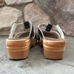 Troentarp Clogs Mary Jane Dark Blue Leather Adjustable Strap Made in Sweden Size 10 Photo 5