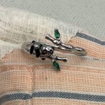 Sterling Silver 925 Panda Ring adjustable Photo 0