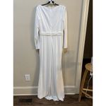 Mac Duggal Ieena‎ By  Style No. 26554 White Size 10 Maxi Photo 4