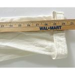 BKE  Cream Woven Mock Neck Jacket Linen Blend Lightweight Zip Adjustable Cuffs S Photo 8