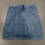 Free People Denim Blue Women's Skirt Photo 1