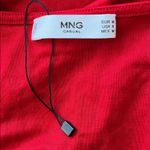 NWOT MNG Casual Vibrant Red Sleeveless Wrap Mini Dress w/ Ruffle Hem Photo 13