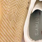 Rothy's The Lace Up Sneakers in Biscuit Oatmeal Women's Size 8.5 Casual Comfort Tan Photo 4