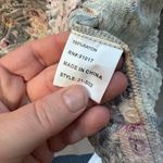 Solitaire Anthropologie Scalloped  Embroidered Top Womens Small 3/4 Short Sleeve Photo 2