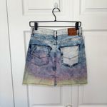Zadig & Voltaire NWOT  Tie and Dye Denim Mini Skirt Sz 34 Photo 4