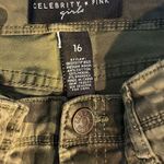 Celebrity Pink Girls Shorts Army Design Size 16 Jr Waist: 25 inches Photo 6
