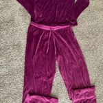 Juicy Couture  Rich Burgundy Velour Set Photo 1