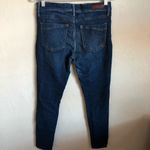 EXPRESS  Dark Wash Mid Rise‎ Legging Denim Jeans Photo 5