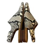 Anthropologie Gee Wawa for snakeskin Slingback flats sz 6 Photo 3