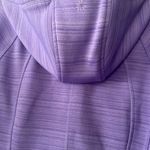 Athleta Lavender Zip-Up Hoodie small zip up LS w/Thumbholes sleeve+hand Pkts Photo 4