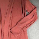 Philosophy Republic Clothing Cardigan Womens XS Red Open Front Knit Pockets Photo 3