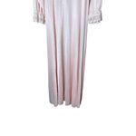 Vintage Ilise Stevens Light Pink Satin Prairie Style Long Robe Photo 11