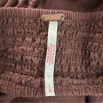 Free People  Cross Of Sunlight Brown Linen Cut Out Dress Size L Photo 4