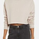 Socialite Women's Soft Long Sleeve Cropped Sweatshirts Pullover Pale Pink Small Photo 0