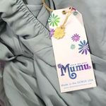 Show Me Your Mumu  Bridesmaid Heather Halter Dress in‎ Silver Sage Crisp Large Photo 4