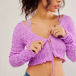 Free People ‎ Scrunchy Shrug size small NWT Photo 0