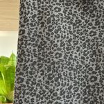 Loft Mid-Rise Pull On Knit Ponte Velveteen Cheetah Pant, S Photo 3