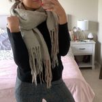 Charlotte Russe Warm Winter Scarf - Pink Gray Wrap Around Photo 1