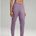 Lululemon  Adapted State High Rise Fleece Jogger Full Length Size 8 Purple Ash Photo 8