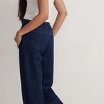 Madewell NWT Baggy Straight Jeans in Woodham Wash: Pleated Edition Size 26 Photo 1