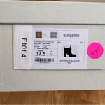 Burberry  Women’s Stirrup leather ankle boots In Black Size 37.5 Photo 14