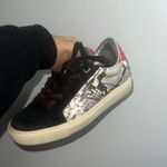 Zadig & Voltaire Black Suede And Snake print Sneakers - Photo 1