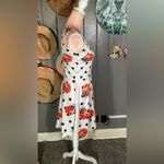 Ladybug Polkadot White Dress Small Photo 5