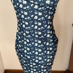 Princess Polly  blue floral strapless Oscar dress size 8 Photo 0