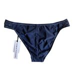 Robin Piccone  Valeria indigo low rise bikini‎ bottoms size Small NEW Photo 9