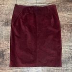 DKNY Vintage  100% leather burgundy maroon skirt Photo 0