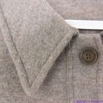 Madewell NEW  100% merino wool Boiled‎ Wool Bridgman Sweater-Jacket, L Photo 14