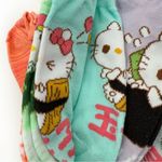 Hello Kitty  Womens No Show Socks Sanrio Cartoon Sushi Pastel Cute Gift 5 Pairs Photo 4