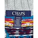 Chaps Denim Fair Isle Full Zip Mock Neck Sweater Women's Small Gray Multicolor Size undefined Photo 2