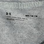 Under Armour  Womens Sz. Medium Oversized UA Rival Cropped Heather Gray Hoodie Photo 3