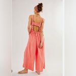 Free People Drifting Dreams Jumpsuit Coral Pink Size XL Photo 2