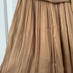 Anthropologie One-Shoulder Metallic Wide-Leg Jumpsuit, Size 4 Photo 9