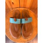 Seven7  Sandals Womens 8 Casual Slip On TStrap  Flats NAV01 Photo 7