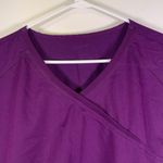 Scrubstar  Purple V-Neck Medical Hospital Nurse Doctor Pharmacist Sctub Top SZ XL Photo 5