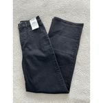 Madewell  $148 The Perfect Vintage Wide-Leg Black Wash Jeans Size 26T Photo 9