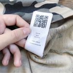 True Religion • Camouflage V-Neck Bodycon dress green camo mini knit long sleeve Photo 9