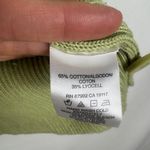 Sigrid Olsen  Green Ribbed Women's Sweater Photo 2