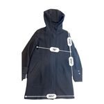 Kenneth Cole Black Wool Blend Hooded Zipper Winter Coat Jacket size 12 Photo 4