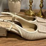 Sam Edelman Women's 8.5 Light Natural Tracie Slingback Heels Elegant Wedding Photo 0